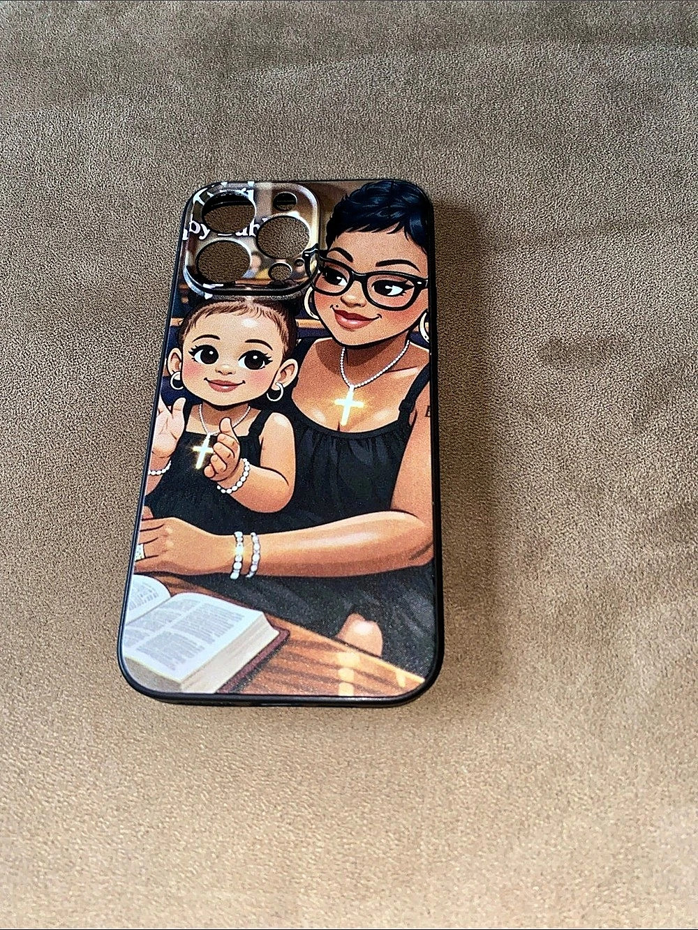 I Phone 16 Pro Mother & Child Phone Case.